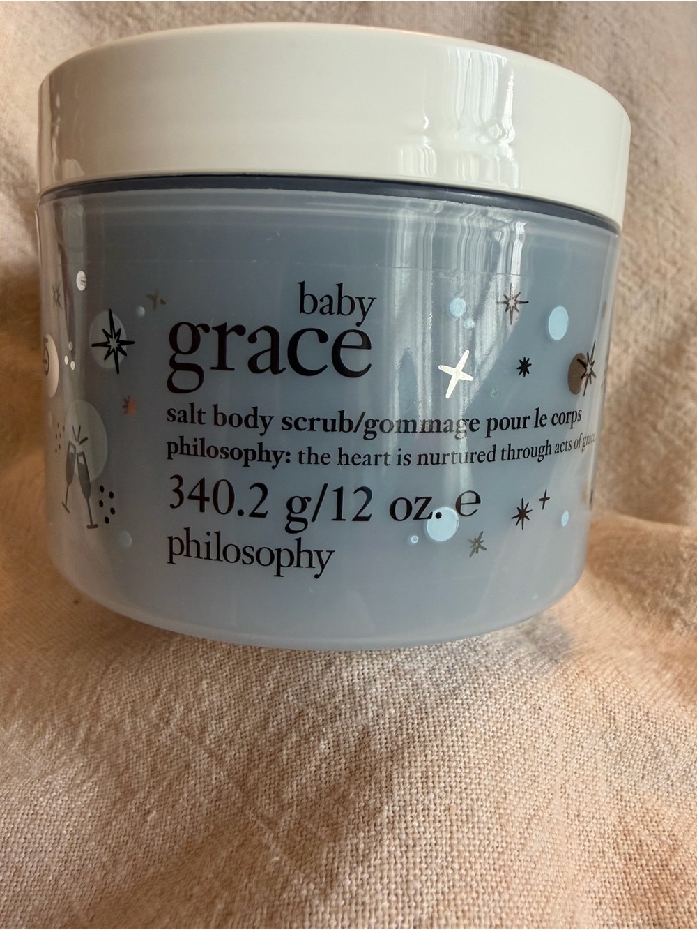 NEW ~ Philosophy Baby Grace Salt Body Scrub 12oz